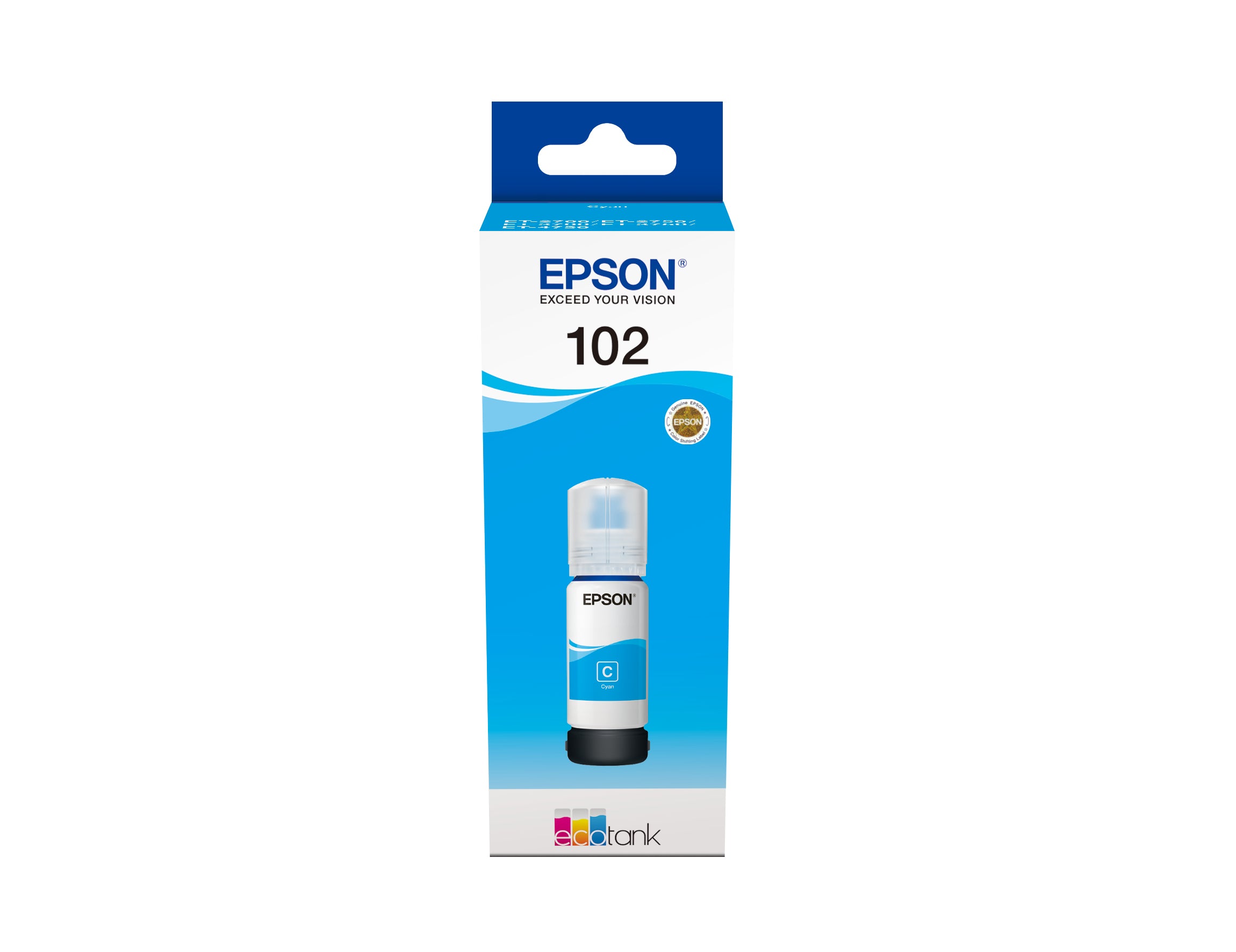 Epson 102 EcoTank Inktfles Geel 70,0ml (Origineel)