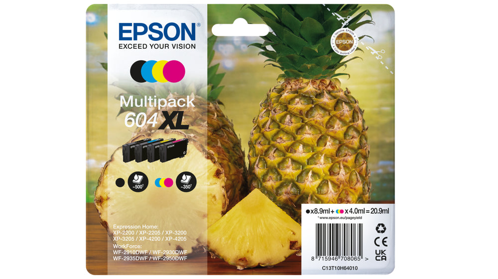 Epson 604XL MultipackZ-C-M-G 20,9ml(Origineel) pineapple
