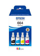 Epson 664 EcoTank Multipack Z-C-M-G 280,0ml (Origineel)
