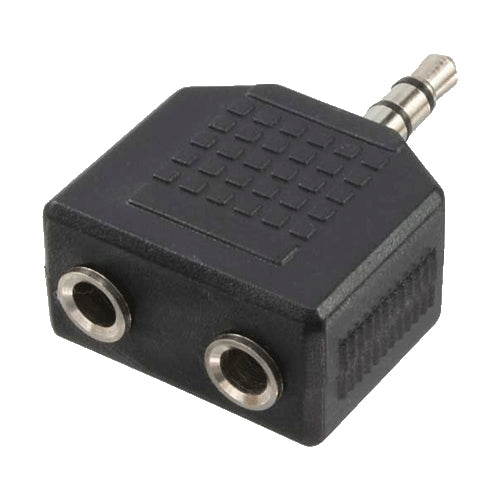 Adapter 3,5 mini jack 1x <--> 2x 3,5 mini jack LogiLink