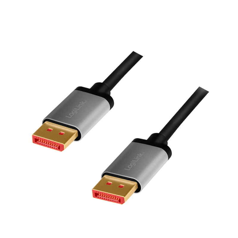 DisplayPort 1.4 2.00m 8K-60Hz LogiLink Aluminium