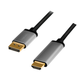 DisplayPort 1.2 --> HDMI 2.00m 4K-60Hz LogiLink