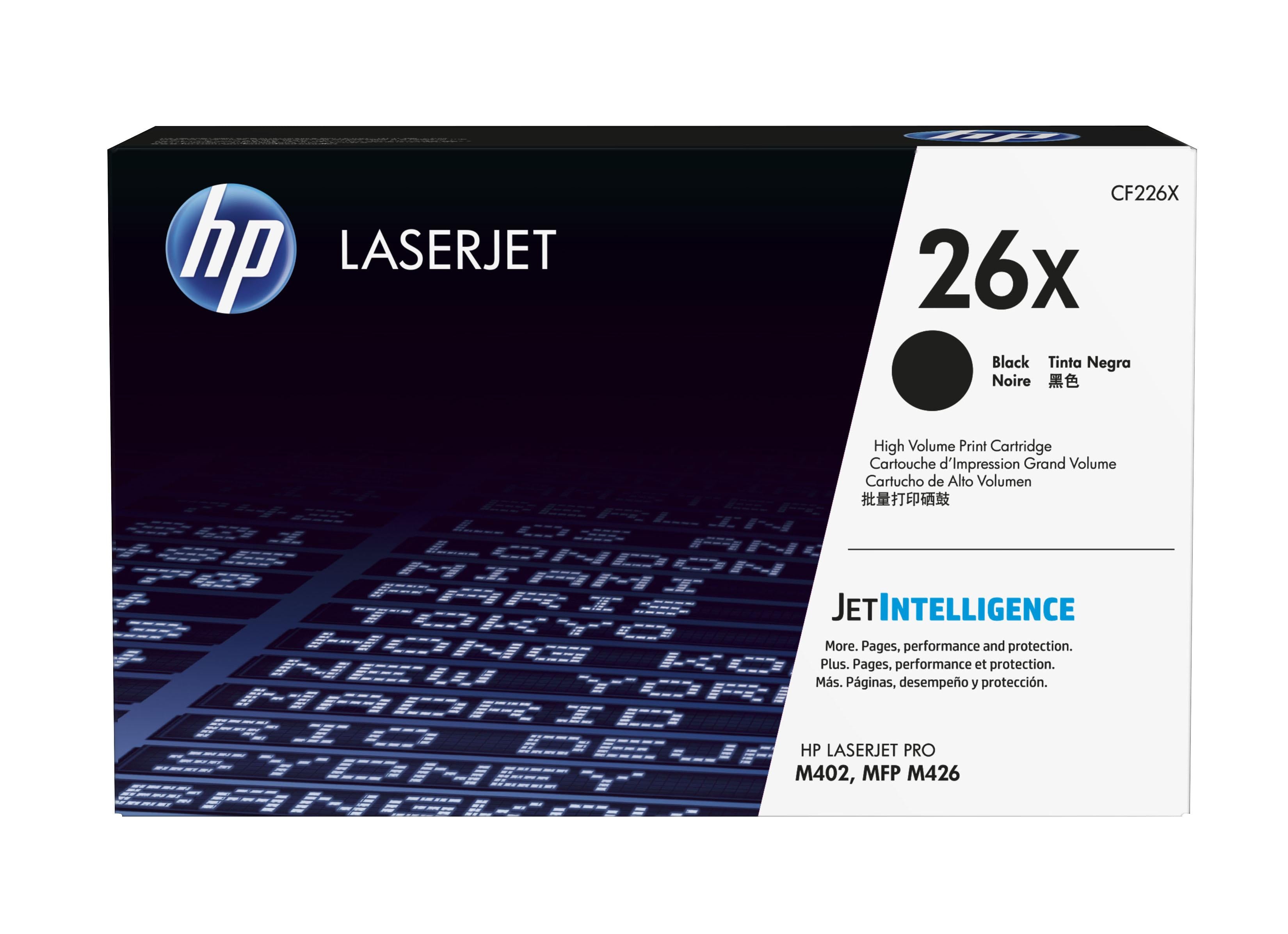 HP No. 26X Zwart 9.000 pagina's (Origineel)