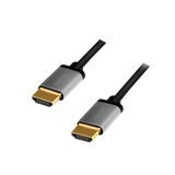 HDMI 1.00m 4K-60Hz LogiLink, aluminium