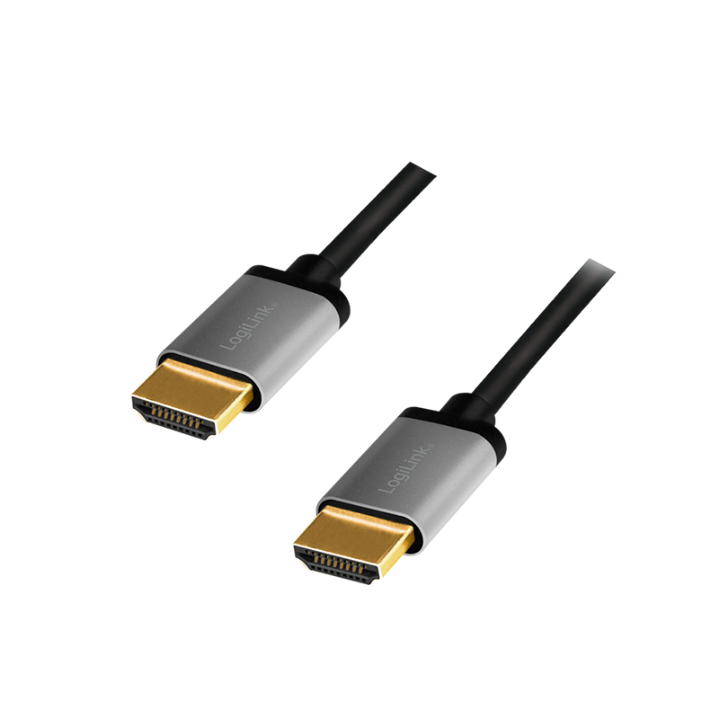 HDMI 5.00m 4K-60Hz LogiLink, aluminium