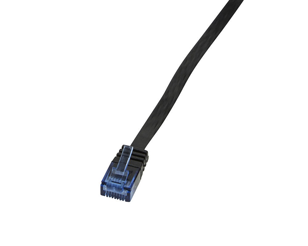 RJ45 5.00m Zwart Cat5e U-UTP Flat LogiLink