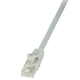 RJ45 15.00m Grijs Cat5e U-UTP LogiLink