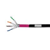 Cat7 Outdoor 100m. S-FTP Zwart Logilink AWG23 Cu