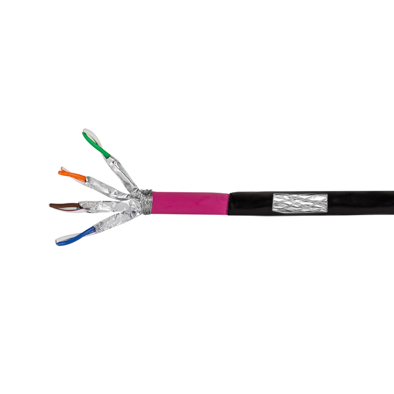 Cat7 Outdoor 100m. S-FTP Zwart Logilink AWG23 Cu
