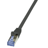 RJ45 5.00m Zwart Cat6A S-FTP LogiLink