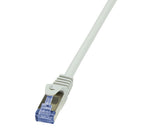 RJ45 10.00m Grijs Cat6A S-FTP LogiLink