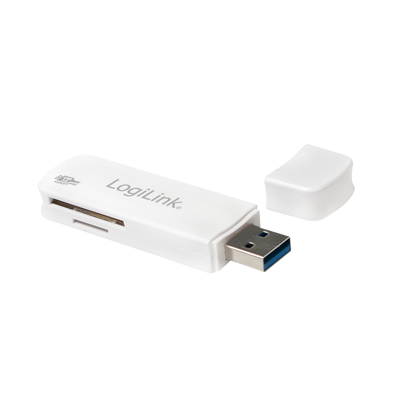 USB-A 3.0 LogiLink Micro-SD - SD(HC) Wit