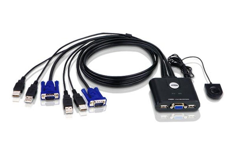 KVM Switch Aten CS22U Mon-Keyb-Mous 2xUSB