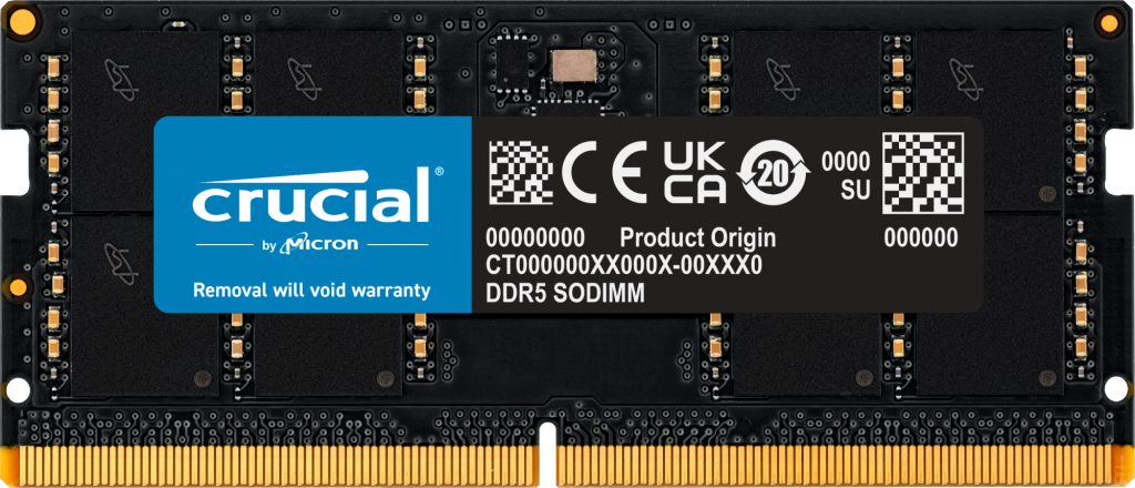 SODIMM 16GB DDR5-5600 CL46 Crucial