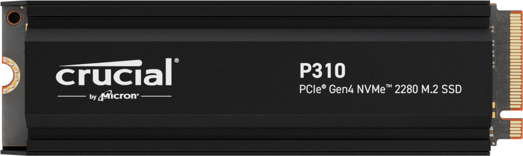 2TB M.2 PCIe NVMe Crucial P310 7100-6000 Heatsink