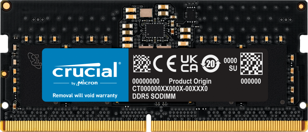 SODIMM 8GB DDR5-5600 CL46 Crucial Tray