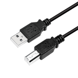 USB-A 2.0 (M) --> USB-B 2.0 (M) 3.00m LogiLink Zwart