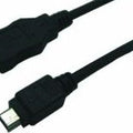 USB-A 2.0 (M) --> USB-mini-B (M) 1.80m LogiLink Zwart