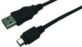 USB-A 2.0 (M) --> USB-mini-B (M) 1.80m LogiLink Zwart