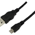 USB-A 2.0 (M) --> USB-micro-B (M) 3.00m LogiLink Zwart
