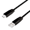USB-C 2.0 (M) <--> USB-A (M) 1.00m LogiLink Zwart
