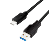 USB-C 3.0 (M) <--> USB-A (M) 3.0m LogiLink zwart