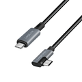 USB-C 2.0(M) 90° <> USB-C(M) 1.0m LogiLink 100W zwart