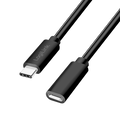 USB-C 2.0(M) <> USB-C(F) 2.0m LogiLink 100W-480Mbps zw.