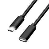 USB-C 2.0(M) <> USB-C(F) 2.0m LogiLink 100W-480Mbps zw.
