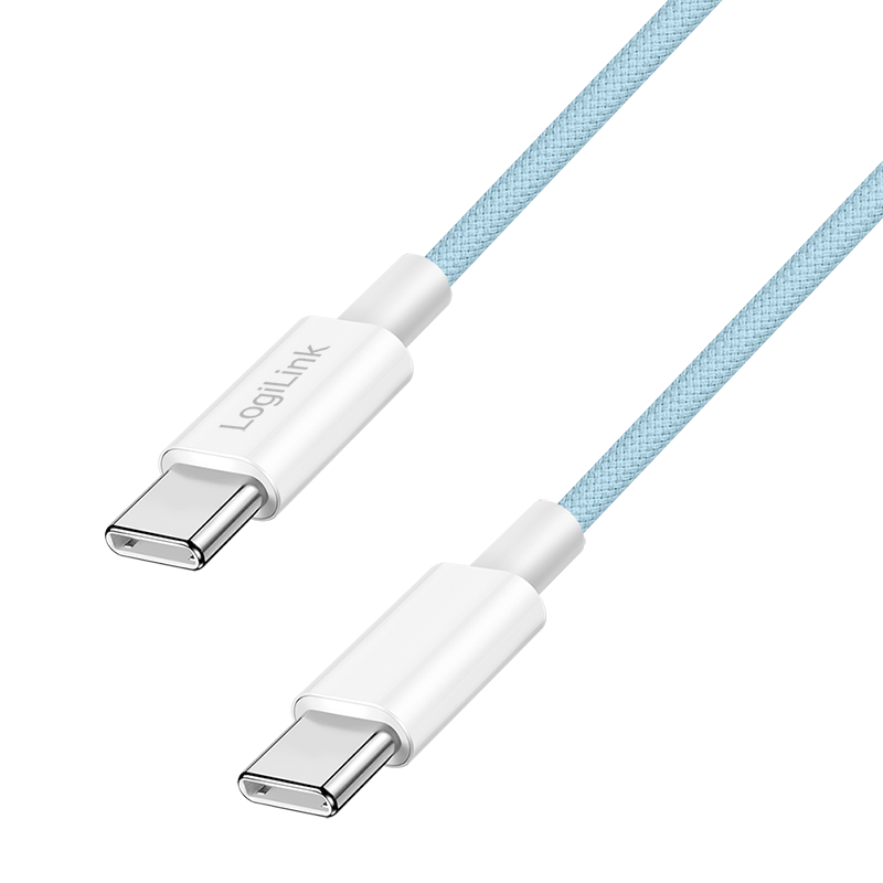 USB-C 2.0(M) <> USB-C(M) 1.0m LogiLink 60W-480Mbps bl.