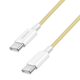 USB-C 2.0(M) <> USB-C(M) 1.0m LogiLink 60W-480Mbps geel