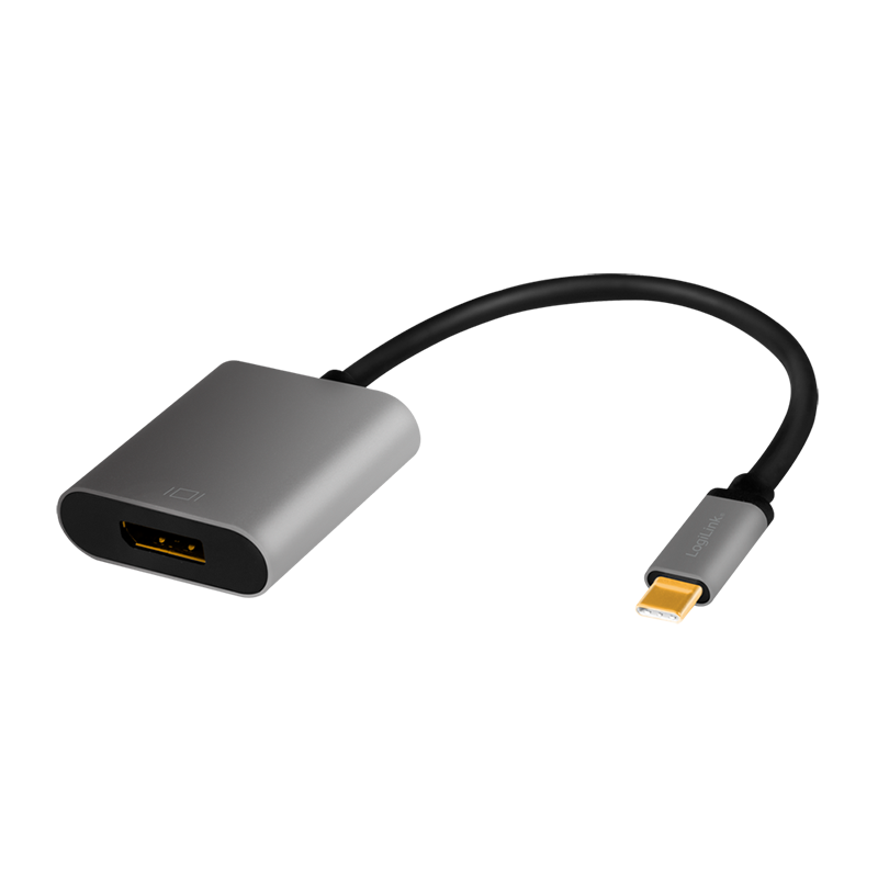 USB-C 3.2 (M) --> DP (F) 0.15m LogiLink 4K