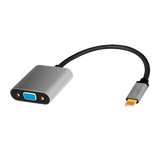 USB-C 3.2 (M) --> VGA (F) 0.15m LogiLink 1080p