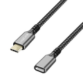USB-C 3.2(M) <> USB-C(F) 2.0m LogiLink 100W- 5Gbs- zwart