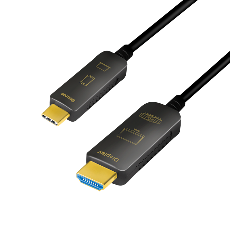USB-C 3.2 (M) --> HDMI (M) 20.00m LogiLink 4K Zwart