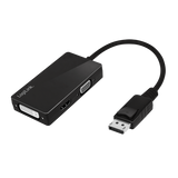 Adapter DisplayPort naar DVI - HDMI - VGA LogiLink