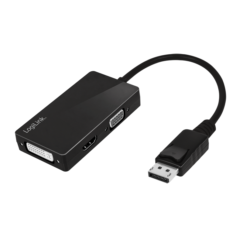 Adapter DisplayPort naar DVI - HDMI - VGA LogiLink