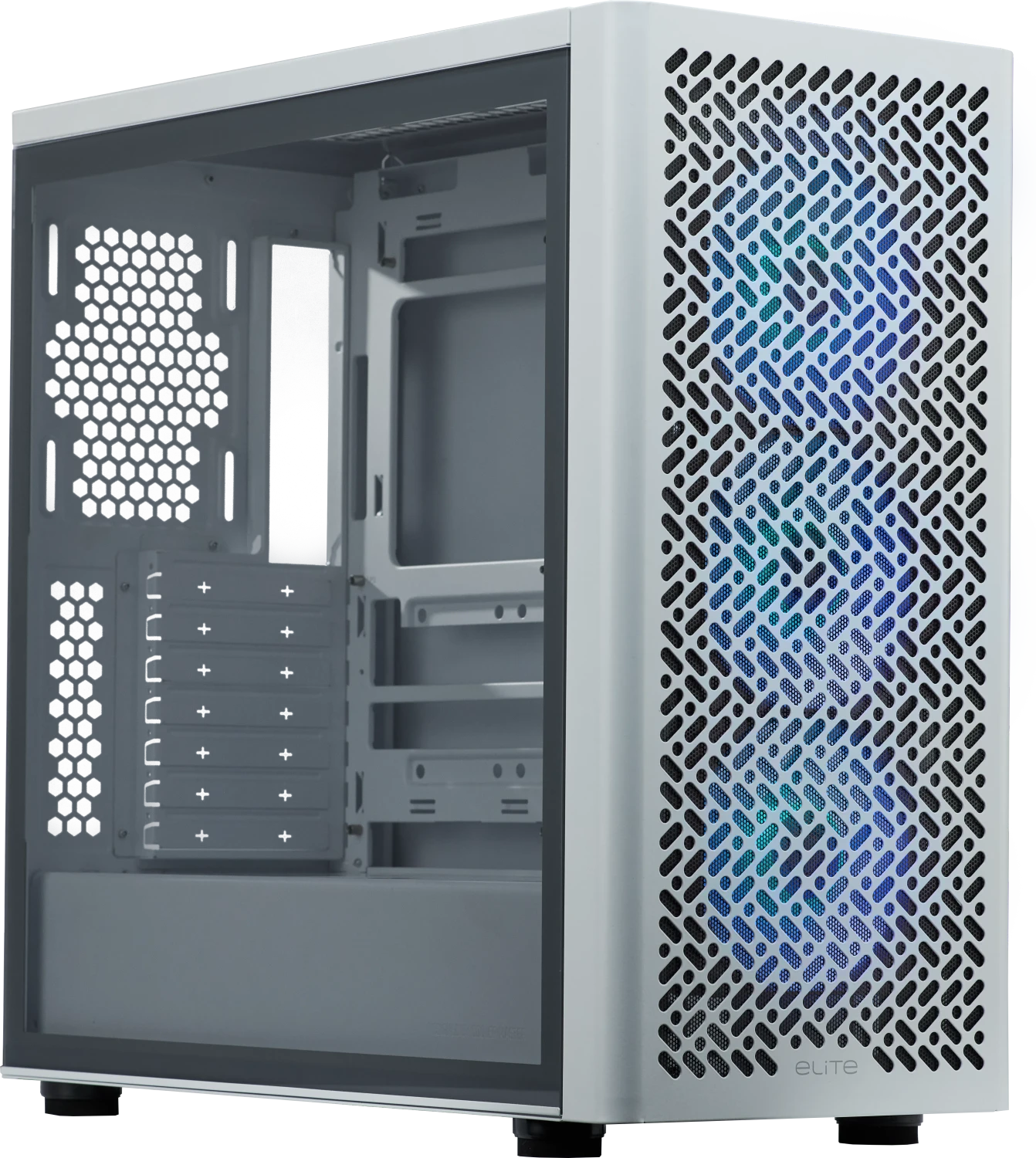 Cooler Master Elite 502 - TG-ARGB-USB-C-Midi-ATX wit