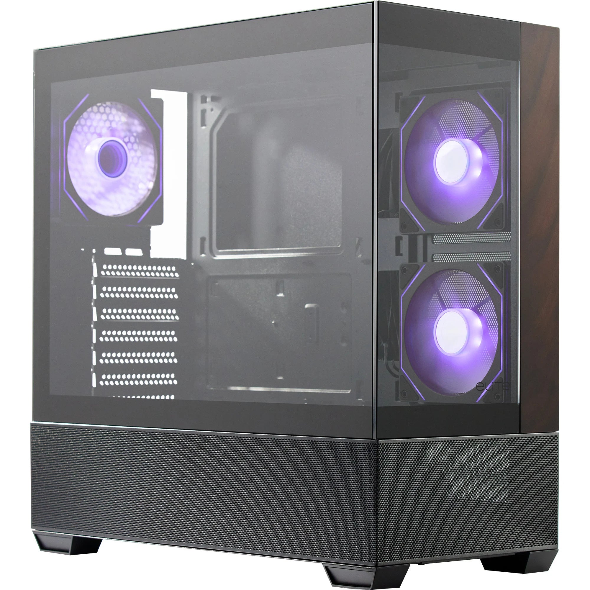Cooler Master Elite 690 Wood - TG-ARGB-USB-C-Midi-ATX