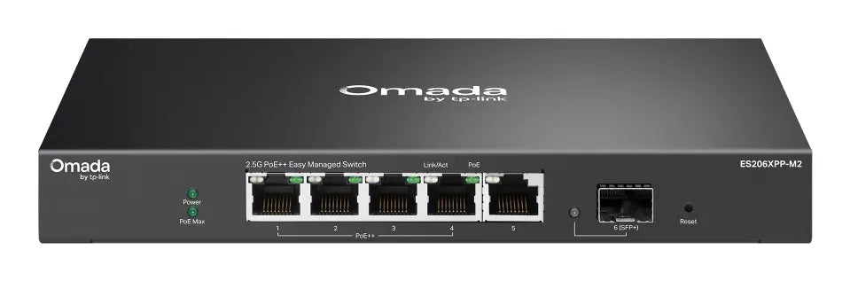 5Port 2.5Gbps Omada 5xRJ45 1xSFP+ PoE++ TP-Link