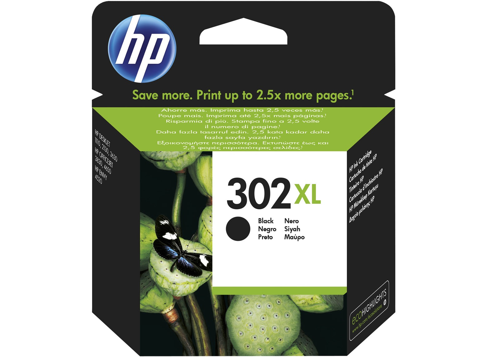 HP No.302XL Zwart 430 pagina's (Origineel)