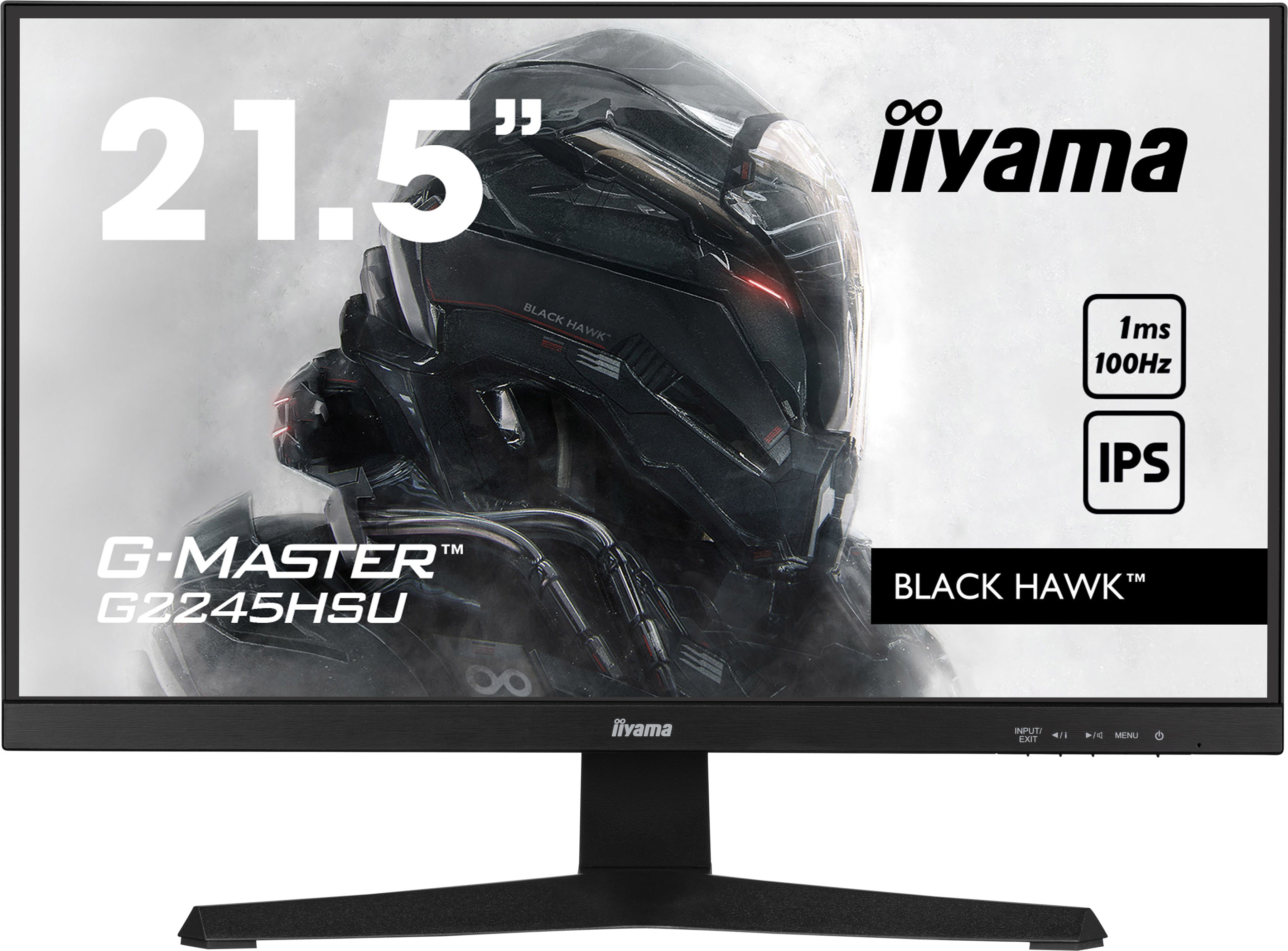 22-inch Iiyama G-Master G2245HSU-B2 FHD-DP-HDMI-100Hz-IPS