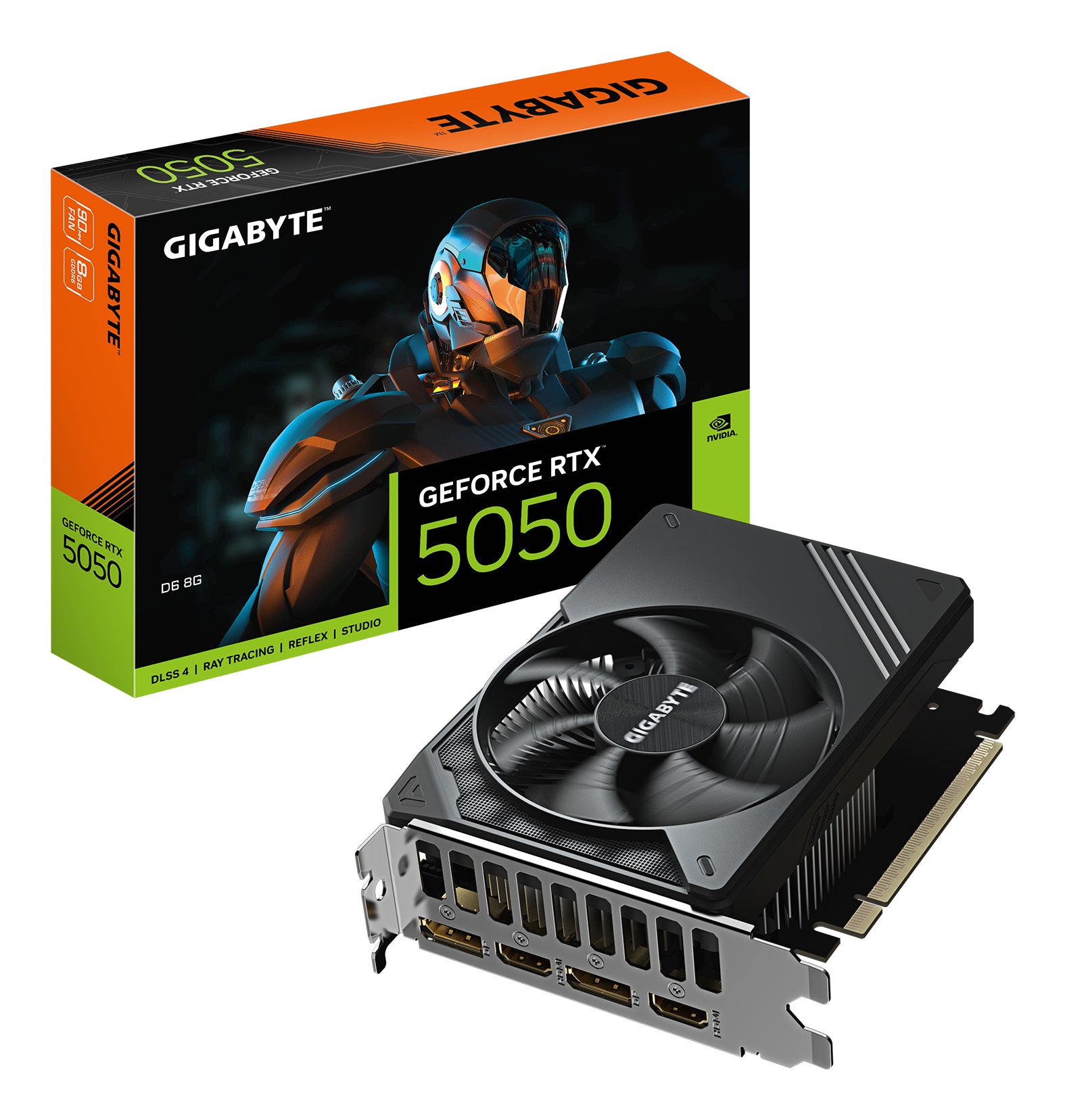 5050 Gigabyte RTX D6 8GB-2xDP-2xHDMI-2slot