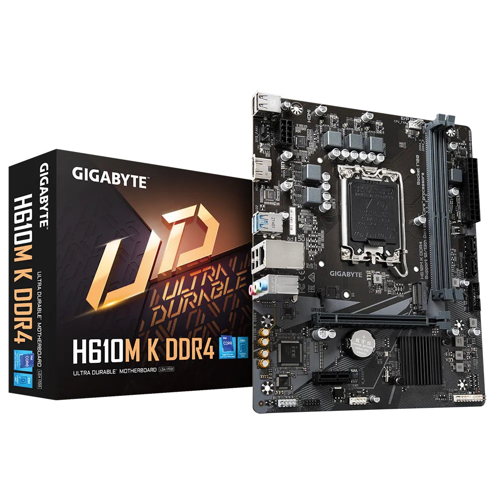Gigabyte 1700 H610M K DDR4 - DDR4-M.2-HDMI-µATX