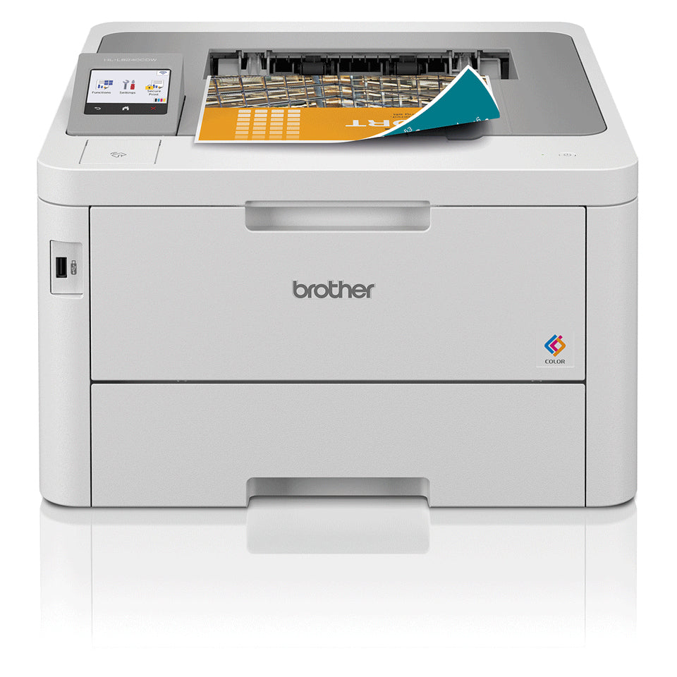 Brother HL-L8240CDW LED KLEUR - WLAN - LAN - Wit-Grijs