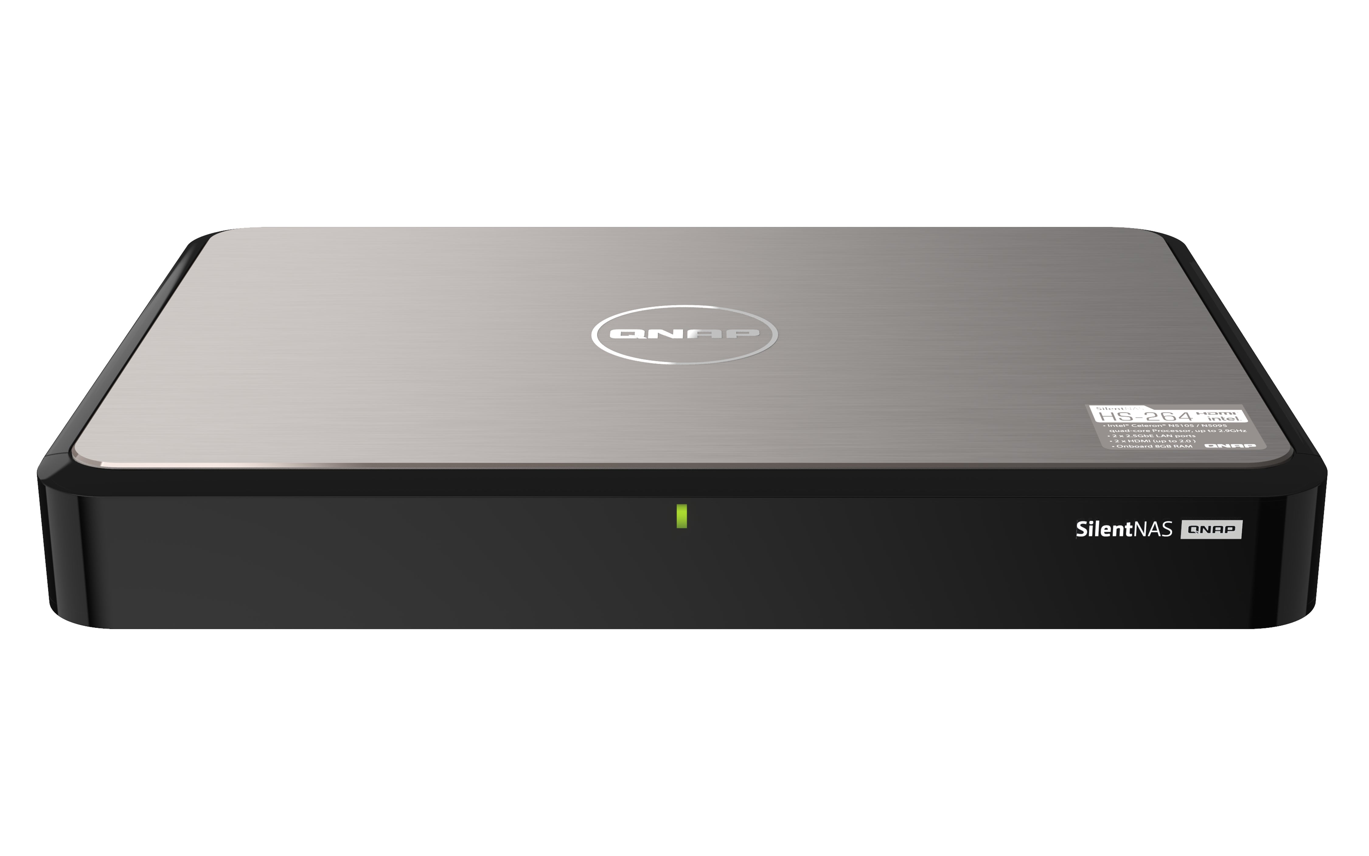 Qnap HS-264-8G 2bay-2xHDMI-2xUSB 3.2-2x2.5Gbps