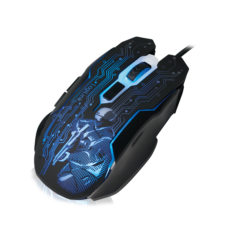 Logilink Gaming Optical USB-A Zw-Bl Retail 2400dpi