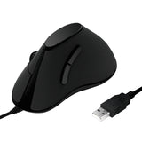 Logilink Ergonomisch Vertikaal Optical USB-A Zwart Ret.