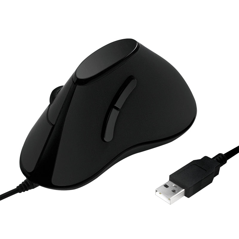 Logilink Ergonomisch Vertikaal Optical USB-A Zwart Ret.
