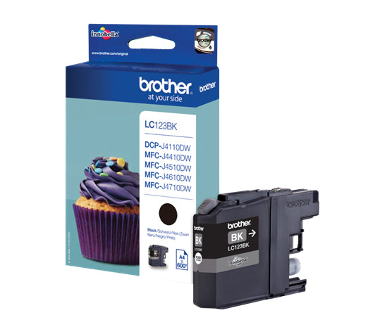 Brother LC-123BK Zwart 600 pagina's (Origineel)